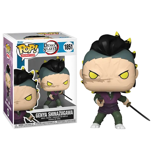 Фігурка Funko POP: Генья Шинадзугава 1851 з аніме Клинок, що розсікає демонів Demon Slayer - фото 2