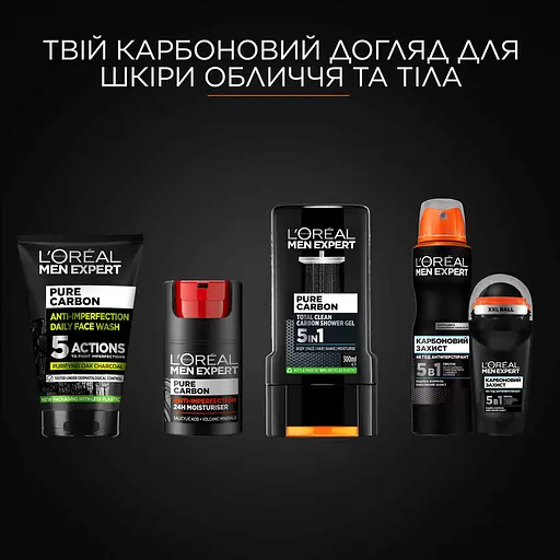 Гель для душа L'Oreal Paris Men Expert Total Clean 5 в 1 300 мл - фото 3