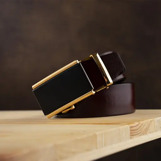 Ремінь шкіряний Vintage чоловічий 115х3,4 см acs0014915 - фото 4