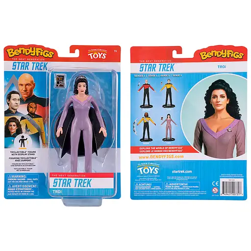 Фігурка STAR TREK Counselor Troi Bendyfig (Стар Трек) - фото 3