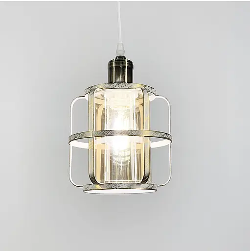 Світильник Loft в позолоченому каркасі Line.F Колір плафона Графітовий - фото 5