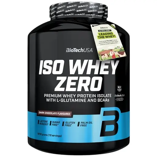Протеин BiotechUSA Iso Whey Zero Dark chocolate 1816 г