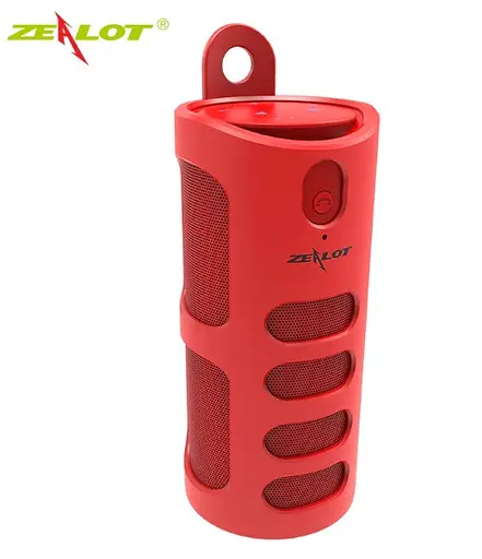 Бездротова Bluetooth колонка Zealot S8 Червоний - фото 2