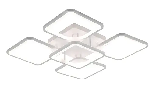 Люстра светодиодная акриловая 6112-5 WT 86W - фото 2