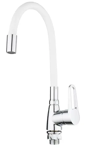 Змішувач для кухні Mixxus Elba 014 з гнучким виливом MI6310 Хром - фото 1