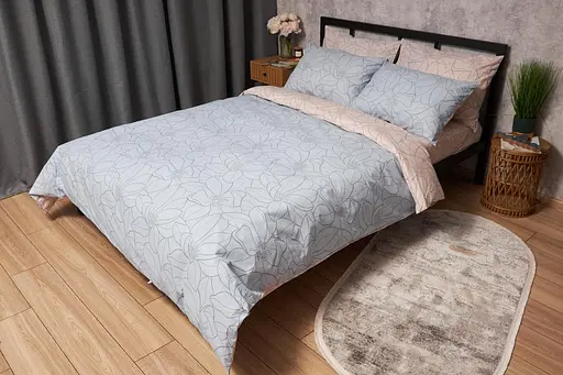 Комплект постельного белья Moon&Star Бязь Gold Люкс Lily King Size 220x240 наволочки 2х70х70 - фото 1