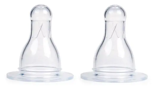 Набір сосок силіконових круглих Canpol 3-х позиційних 2 шт - фото 2