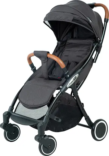 Коляска для ребенка прогулочная FreeON Nano, black [CD]