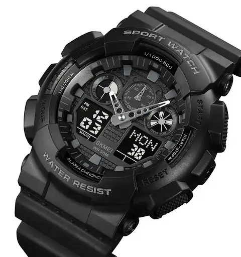 Часы мужские наручные Skmei 1832 (Черные) - фото 2