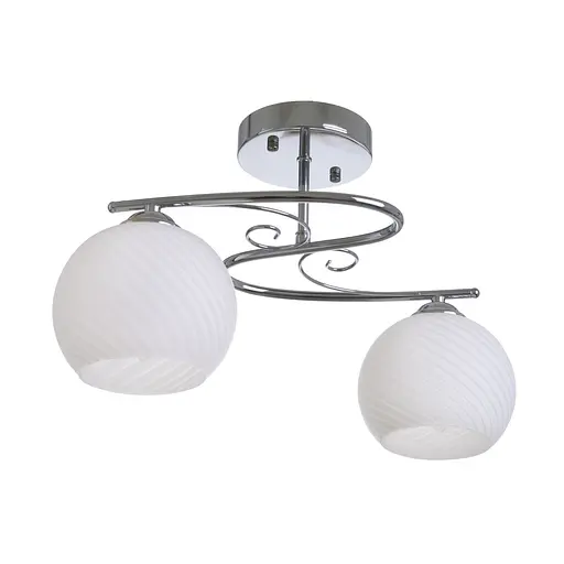 Люстра Brille стельова для передпокою E27 60W CH (LK-652C/2)