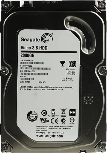 Жесткий диск 3,5" Seagate Pipeline HD 2TB (ST2000VM003) - фото 1