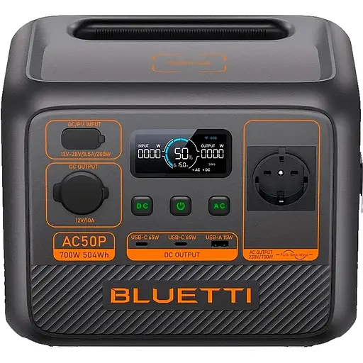 Зарядная станция BLUETTI AC50P 700W 504Wh EU (евро розетки) - фото 2