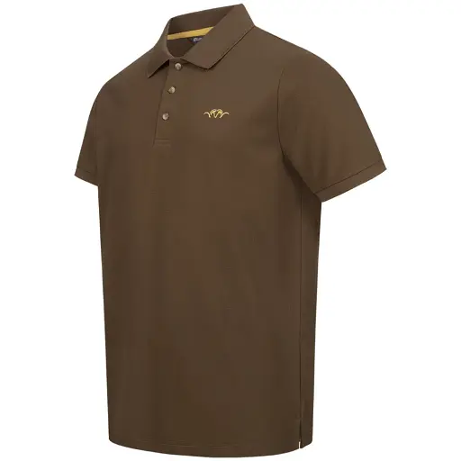Теніска поло Blaser Active Outfits Solid Polo Shirt S Dark brown - фото 3