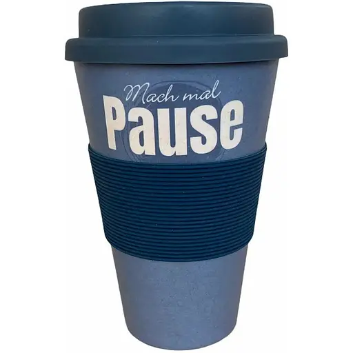 Эко-кружка термокружка Becher to go для кофе и чая из волокон бамбука 350 мл - фото 1