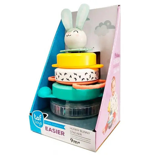 Розвиваюча іграшка Taf Toys пірамідка Кролик колекція Полярне сяйво (12445) - фото 3