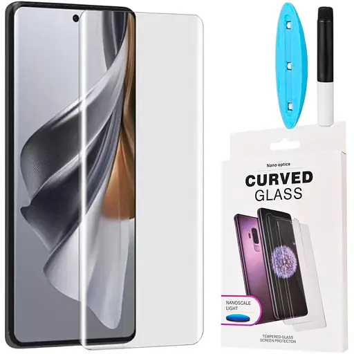 Захисне скло DK для Oppo Reno10 Pro+ UV Curved 015456 clear