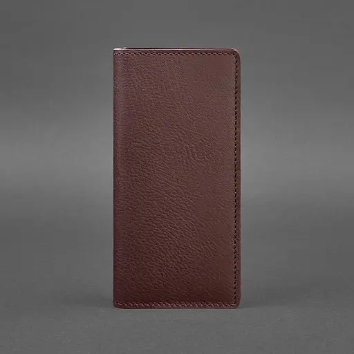 Шкіряне портмоне-купюрник 11.0 бордове - фото 6