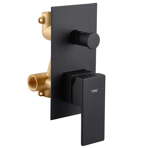 Душевая система Topaz Odiss To-18205-H66-BL, Черный матовый - фото 2