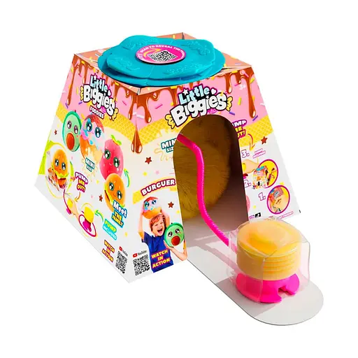 Ігровий набір серії "Little Foodies" W2 - Бургер Biggies BIG002-BU надувна іграшка, насос 22 см - фото 4