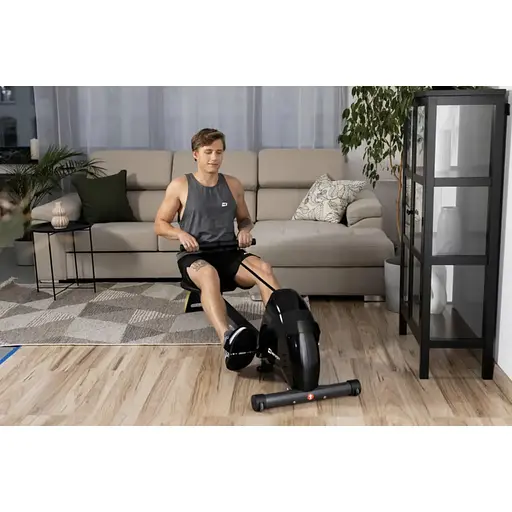 Гребной тренажер Hop-Sport HS-030R Boost золотистый - фото 2