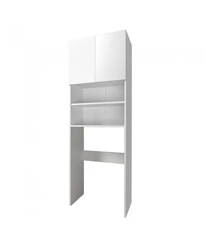 Пенал Мойдодир Soft Line П-64 над пральною машиною, Білий - фото 4