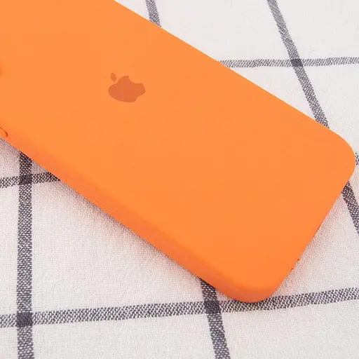 Чехол Epik Silicone Case Square Full Camera Protective AA для Apple iPhone 11 Pro 5.8 Оранжевый/Papaya - фото 2