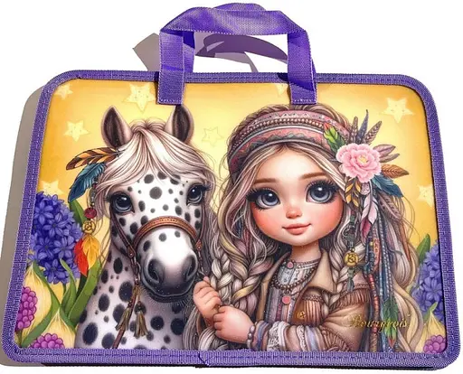 Папка на блискавці із ручками, А4+, P0222