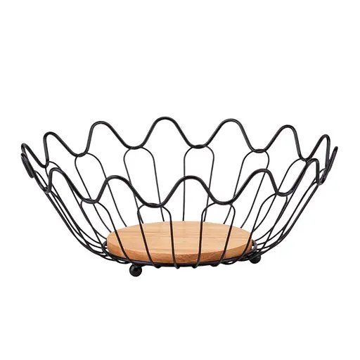 Фруктовница Elisey Гармония Вкуса металлическая черная 28.5х10.5 см (9203-003) - фото 2