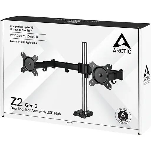 Настольное крепление для монитора Arctic Z2 Gen 3 13"-35" Black (AEMNT00053A) [144470] - фото 11