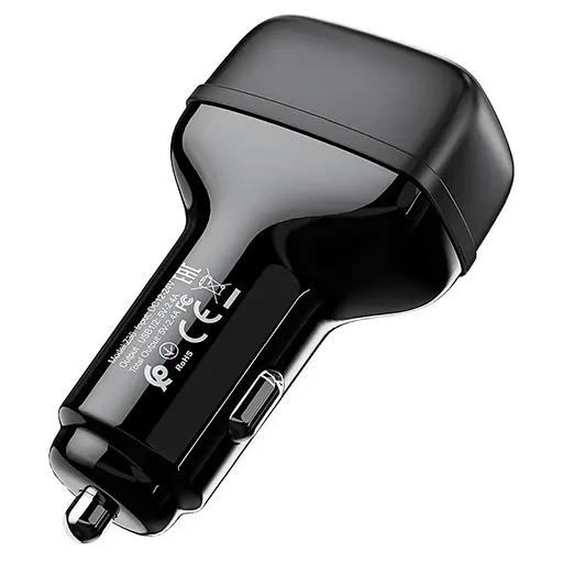 АЗУ Hoco Z36 Leader 2.4A (2USB-A) Черный - фото 5