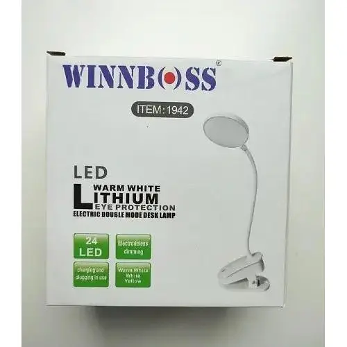 Настільна лампа Winnboss 1942 акумуляторна на прищіпці - фото 6