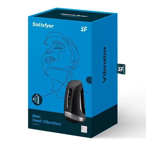 Мастурбатор многофункциональный Satisfyer Men Heat Vibration черный - фото 6