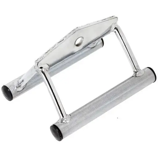 Ручка для тяги York Fitness подвійна (вузький паралельний хват), хром - фото 2