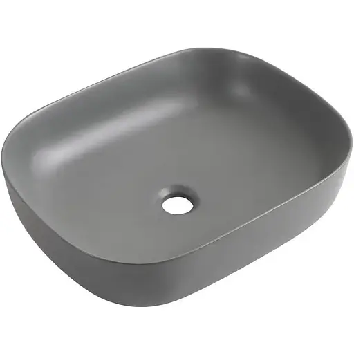 Умивальник накладний Mixxus Premium Diverse-0115 490x395x135 мм MP6650, Графит - фото 1