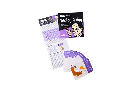 Настільна гра Brainy Trainy Brainy Trainy Уява (укр.) (УКР060) - фото 4
