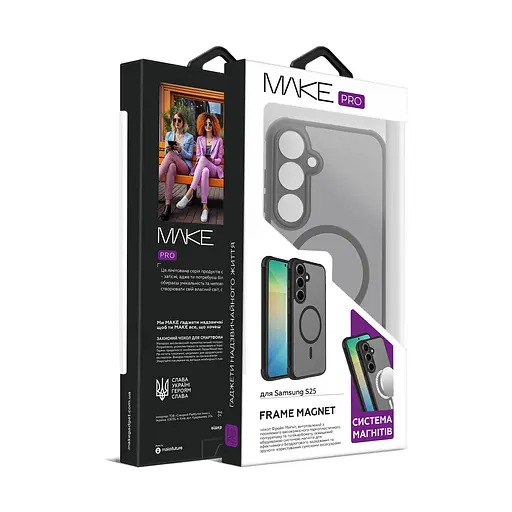 Чохол Make Samsung S25 Frame Magnet Pro - фото 2