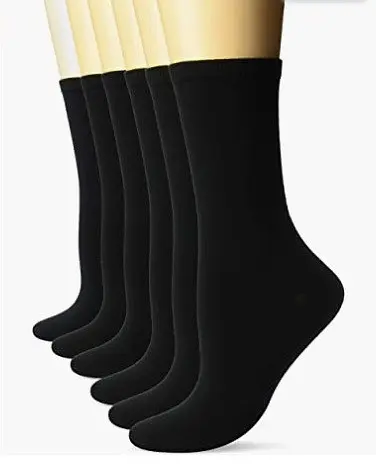 Набір 6 пар теплих махрових термошкарпеток 39-41 чорний арт. 10001 - фото 1