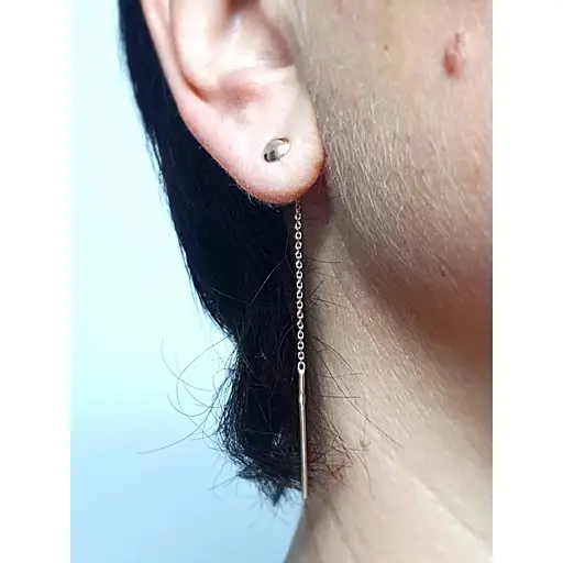 Золоті сережки-протяжки Tango. 580044 - фото 2