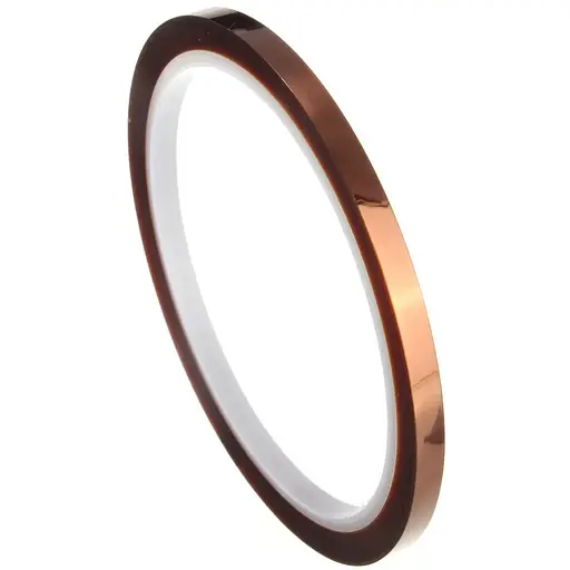 Термостійкий скотч ширина 5 мм каптонова стрічка - фото 1