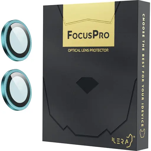 Захисне скло на камеру iLera FocusPro Lens для Apple iPhone 16/16 Plus Green (iLFPGre16) [124805]