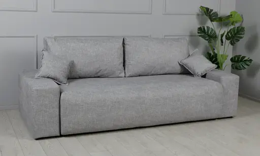 Диван Турин прямой раскладной серый - фото 3