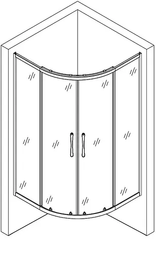 Душевая кабина Bravo WKRA H90GB без поддона - фото 2