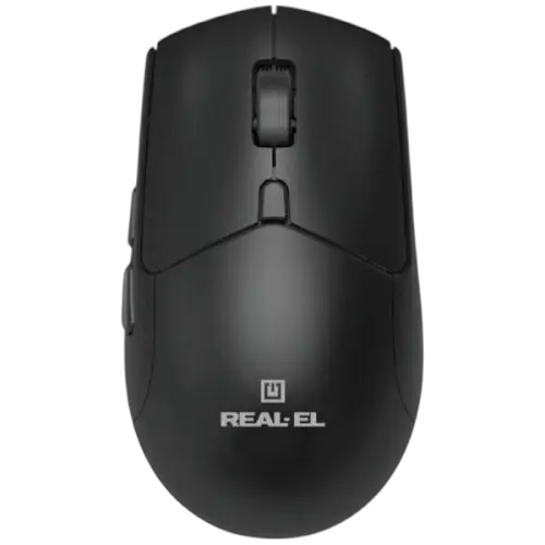 Мышь беспроводная REAL-EL RM-460 Black (EL123200048)