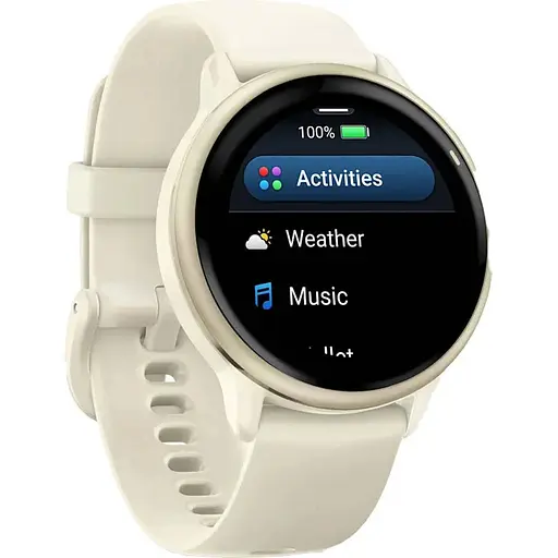Смарт-годинник Garmin Vivoactive 6 Lunar Gold with Bone Band (010-02985-01) - фото 7