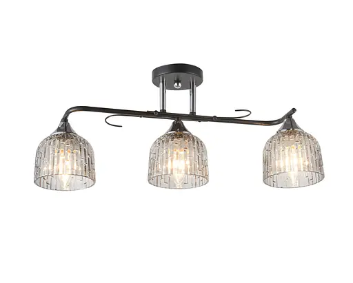 Люстра декоративна V 6405-3 BK+CR