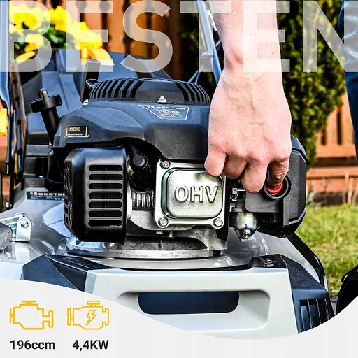 Газонокосарка бензинова BESTEN 51 см 62 л - фото 5