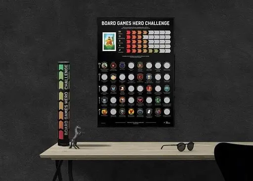 Скретч постер Board Games Hero Challenge (англ.) (СП100ДНН) - фото 4