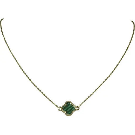 Золоте кольє Платон Конюшина з малахітом. 2Н122/71Б 40