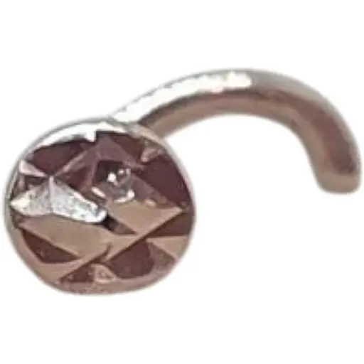 Золотая серьга-пирсинг Favoritum в нос. 310118_А