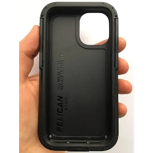 Противоударный чехол с клипсой Pelican Shield Kevlar для iPhone 12 Mini Black аналог OtterBox Defender - фото 5
